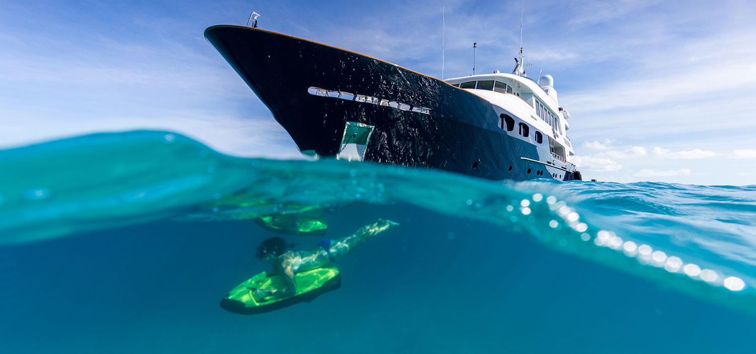 explore the waters on a luxury yacht charter with Fraser