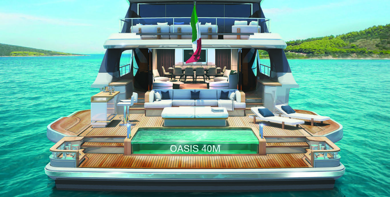 oasis 40m yacht price